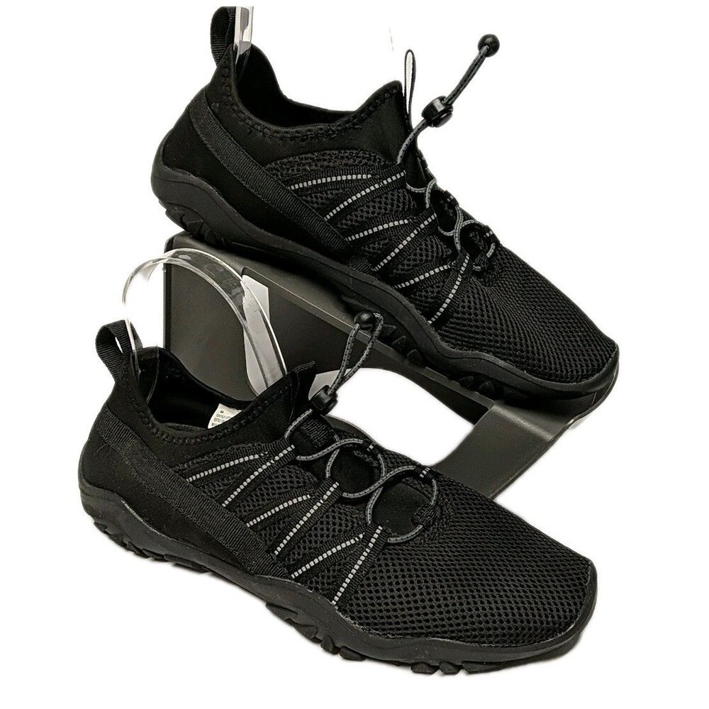 All In Motion Water Shoes Men 8 Black Aqua Sandals Beach Vacation